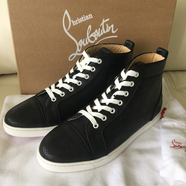 18SS Christian Louboutin 最新作 クリスチャンルブタンスーパーコピー BIP BIP BLACK 新素材 スニーカー